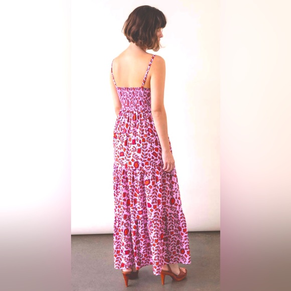 NWOT: XiRENA Positano Pink Lolita Sun Dress - Picture 3 of 3